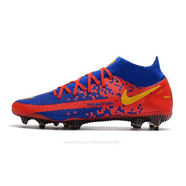 Nike Phantom Generative Texture Elite DF FG Rojo Azul Amarillo